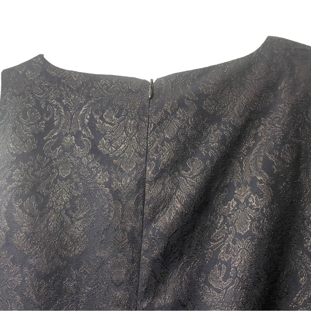 Francesca's Collection Navy Metallic Party / Holiday Dress - Picture 7 of 10